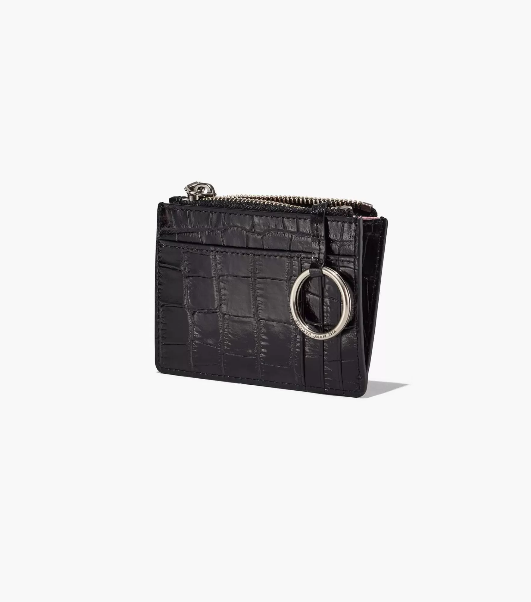 Marc Jacobs The Croc-Embossed Top Zip Multi Wallet | Portefeuilles Compacts