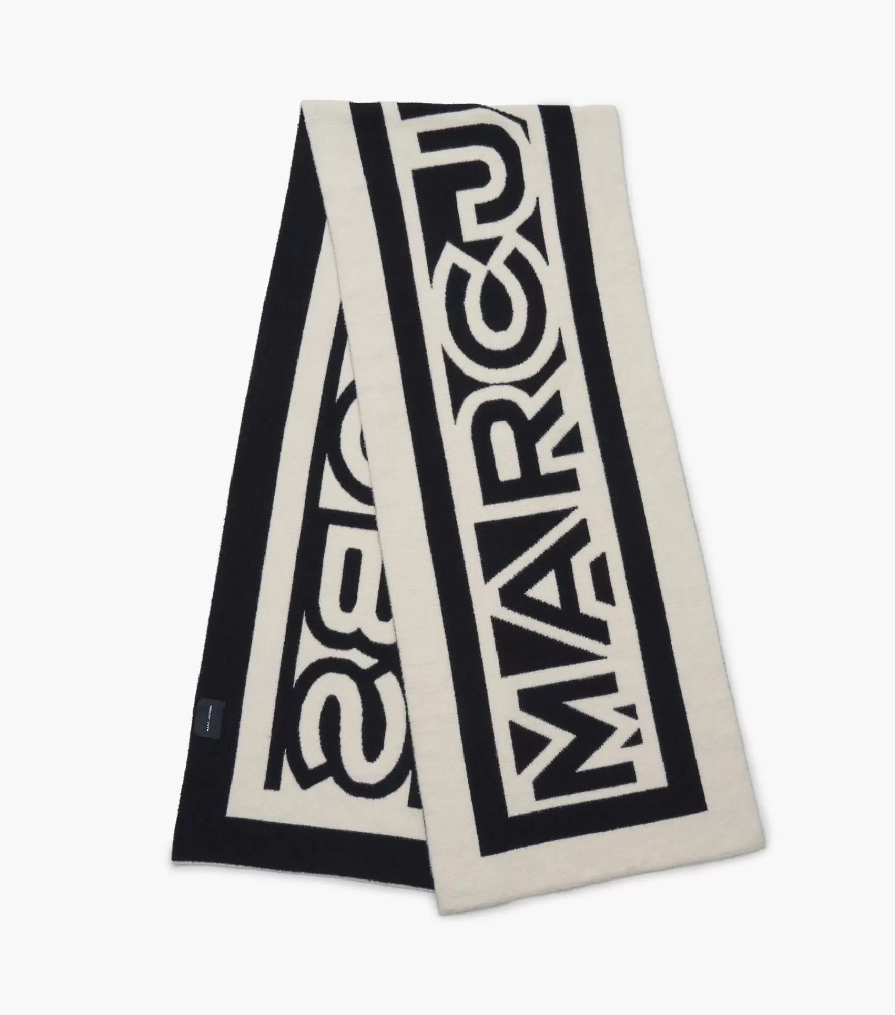 Marc Jacobs The Flock Logo Stripe Scarf | Hats And Scarves